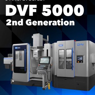 2. generace 5-ti osých center DVF od DN Solutions