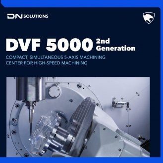 2. generace 5-ti osých center DVF od DN Solutions
